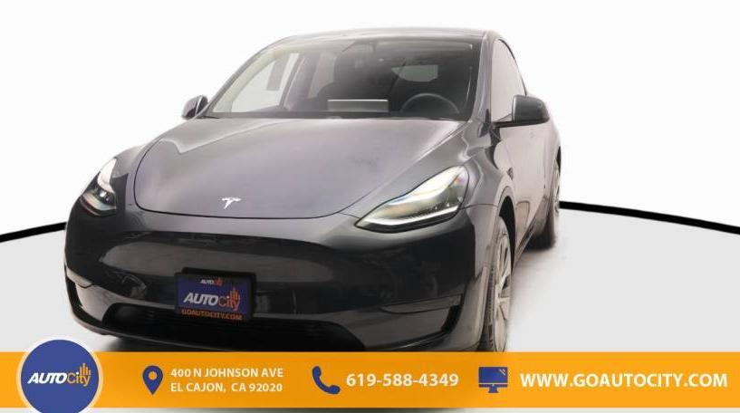 TESLA MODEL Y 2020 5YJYGDEE3LF013700 image